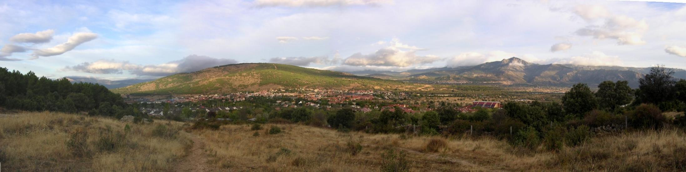  vista desde Borricoparra, más arriba del Camping 