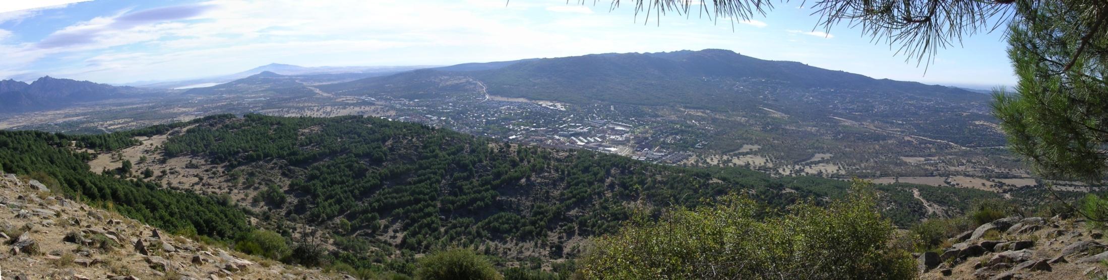  hermosa vista del pueblo desde la parte alta del valle 