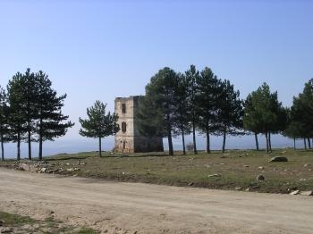  vista de los restos de la torre telegráfica 