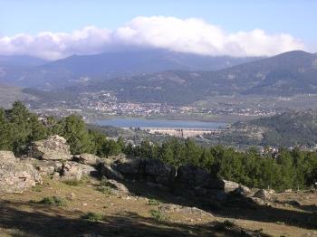  vista de la presa de Navacerrada 